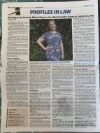 Print Edition - Profile of Jane Muir by Daily Business Review