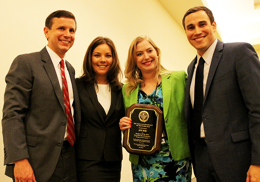 Jane Muir wins Florida Bar Young Lawyers Division